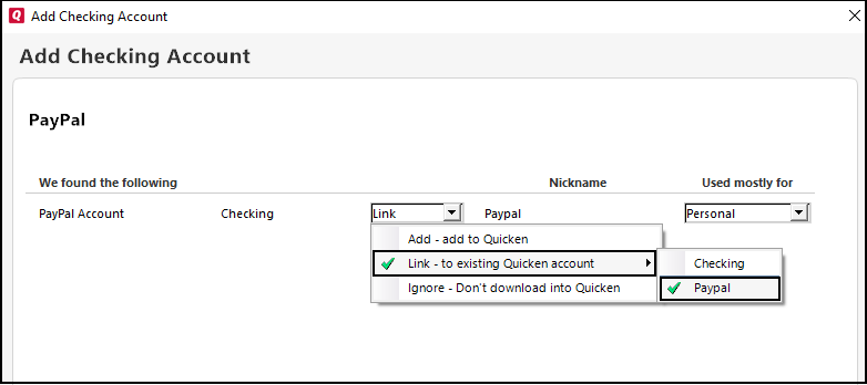 i cannot restore quicken for mac on quicken for windows